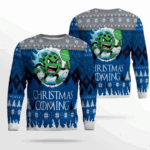 2025 Christmas Is Coming Pickleball Ugly Sweater
