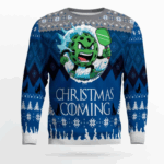 2025 Christmas Is Coming Pickleball Ugly Sweater