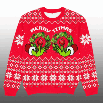 2025 Christmas Merry Titmas Ugly Sweater