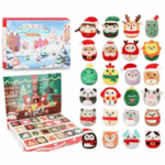 2025 Christmas Plush Advent Calendar Cute Mini Plush Toy