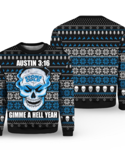 2025 Christmas Stone Cold Steve Austin 3 16 Ugly Sweater