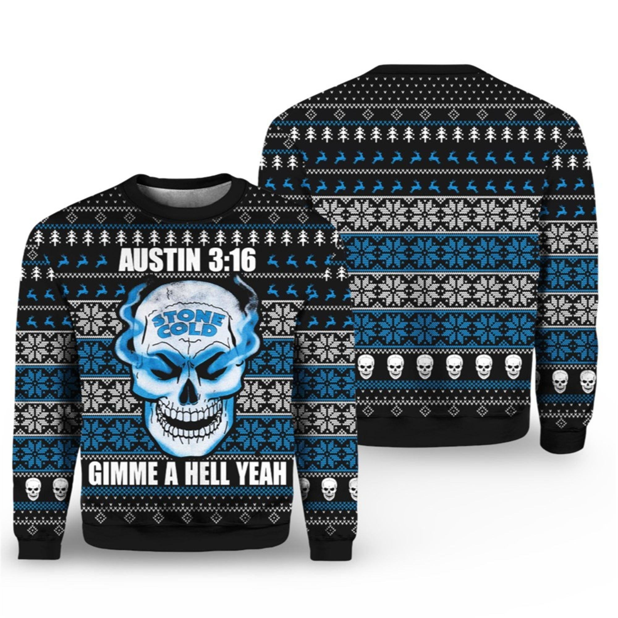 2025 Christmas Stone Cold Steve Austin 3 16 Ugly Sweater 2025 Christmas Stone Cold Steve Austin 3 16 Ugly Sweater