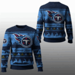 2025 Christmas Titans Festive Reindeer Tree Ugly Sweater