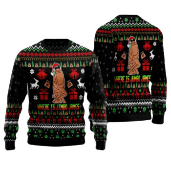 2025 Christmas Where Is Jimbo James Ugly Christmas Sweater