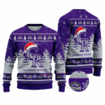 2025 Colorado Rockies Snowflakes Christmas Ugly Sweater