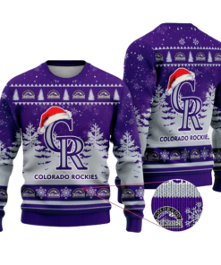 2025 Colorado Rockies Snowflakes Christmas Ugly Sweater