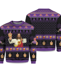 2025 Crown Royal Jesus Like Ugly Christmas Sweater