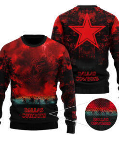 2025 Dallas Cowboys Stranger Things Ugly Sweater