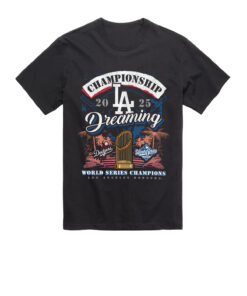 2025 Deaming World Series Champions Los Angeles Dodgers T-Shirt