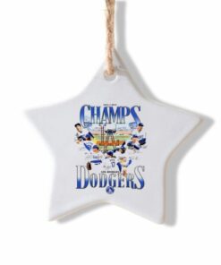 2025 Dodgers Back-to-Back Graphic Ornament