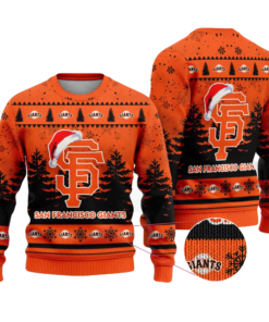 2025 Giants Snowflakes Christmas Ugly Sweater