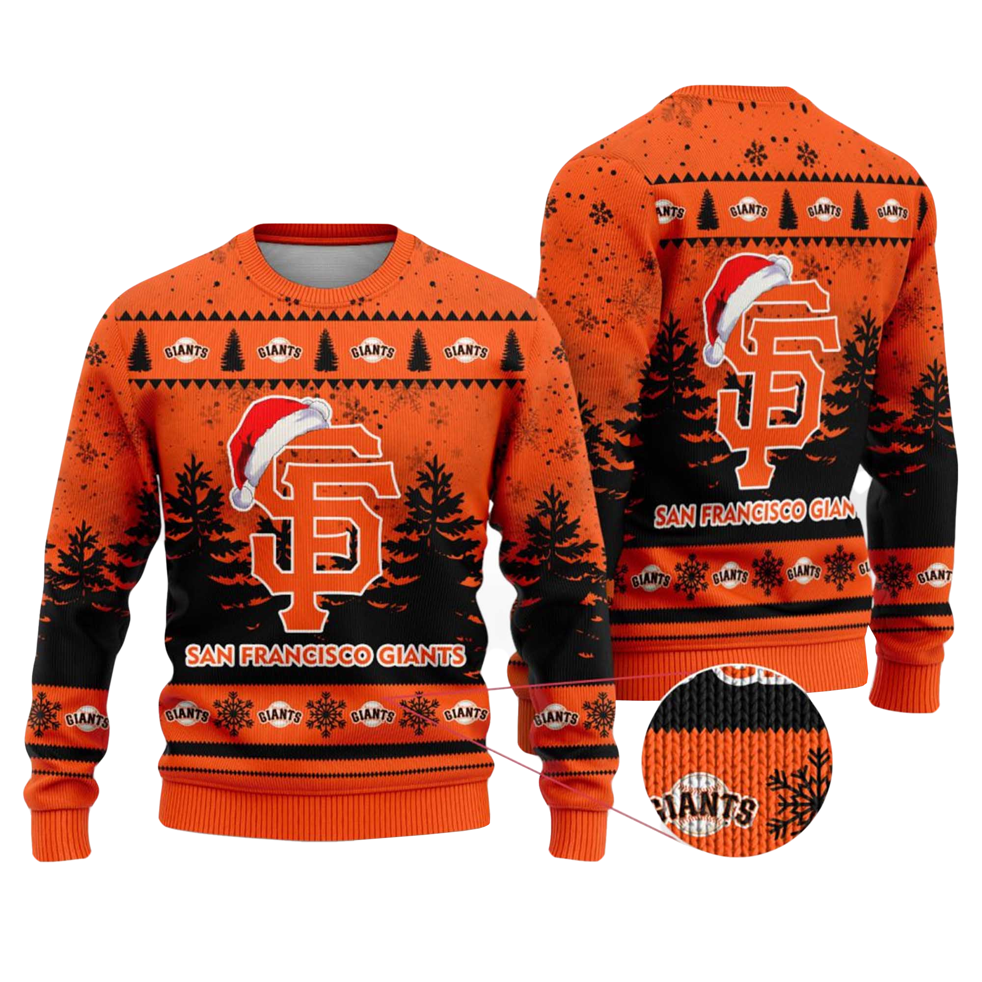 2025 Giants Snowflakes Christmas Ugly Sweater 2025 Giants Snowflakes Christmas Ugly Sweater