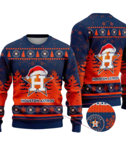 2025 Houston Astros Snowflakes Christmas Ugly Sweater