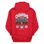 2025 Iron Bowl Alabama Crimson Tide Six in a Row T-Shirt