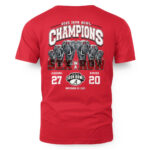 2025 Iron Bowl Alabama Crimson Tide Six in a Row T-Shirt