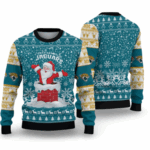 2025 Jaguars Santa Ugly Christmas Sweater