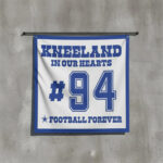 2025 Kneeland In Our Hearts 94 Football Forever Flag