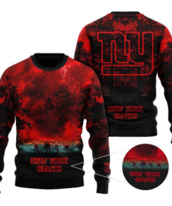 2025 New York Giants Stranger Things Ugly Sweater