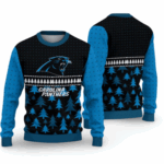 2025 Panthers Ugly Christmas Sweater