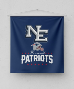2025 Patriots Rivalries Nor Easter NE Blue Flag