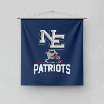 2025 Patriots Rivalries Nor Easter NE Blue Flag