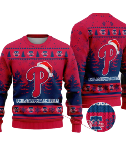 2025 Philadelphia Phillies Snowflakes Christmas Ugly Sweater