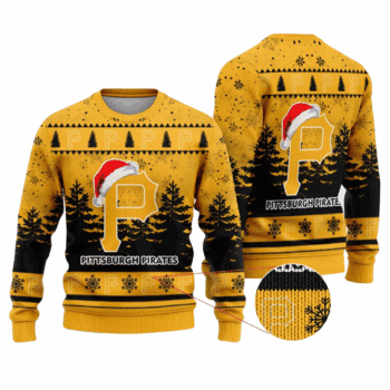 2025 Pittsburgh Pirates Snowflakes Christmas Ugly Sweater