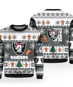 2025 Raiders They Not Like Us Ugly Christmas Sweater