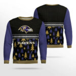 2025 Ravens Ugly Christmas Sweater