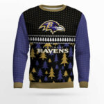 2025 Ravens Ugly Christmas Sweater