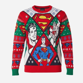 2025 Superman Christmas Ugly Sweater