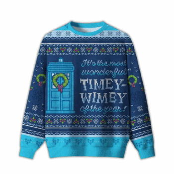 2025 Timey Wimey Ugly Christmas Sweater