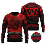 2025 Washington Commanders Stranger Things Ugly Sweater