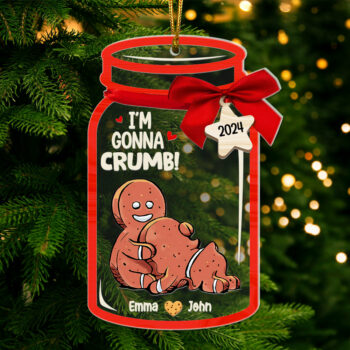 Personalized Gifts For Couple Christmas Ornament Funny Gingerbread Couple