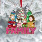Personalized Gifts For Movie Lover Family Christmas Ornament