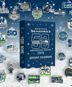 Seattle Seahawks Advent Calendar 2025 - Christmas Gift