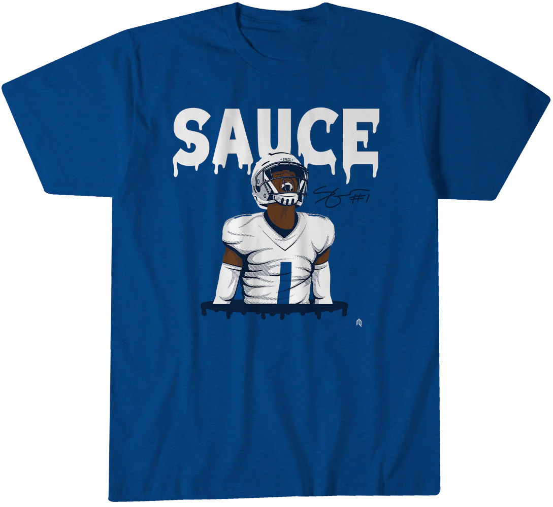 Ahmad Sauce Gardner The Drip Indy T-Shirt Ahmad Sauce Gardner The Drip Indy T-Shirt
