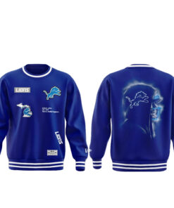Alpha Industries Blue Detroit Lions Eminem Sweatshirt 2025