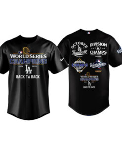 Back To Back - LA Dodgers 2025 World Series Champions Baseball Jersey