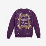 Baltimore Ravens Dear Santa Ugly Christmas Sweater 2025