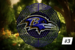 Baltimore Ravens Football Wind Spinner