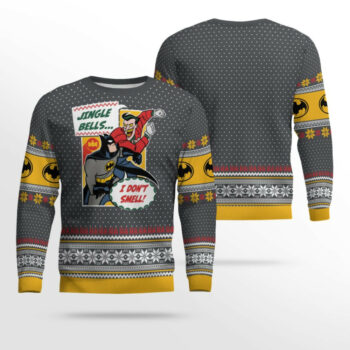 Batman Jingle Bells - I Don't Smell Ugly Sweater 2025