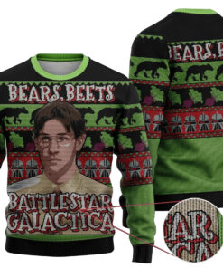 Bears,Beets Battlestar Galactica Ugly Christmas Sweater 2025