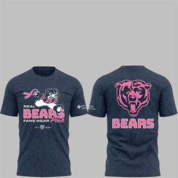 Ben Johnson Real Bears Fan Wear Pink October 2025 T-Shirt