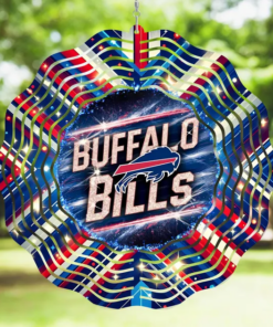 Bills Football Wind Spinner