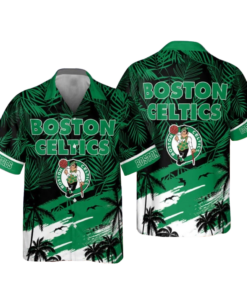 Boston Celtics Summer Outfit Hawaiian Shirt