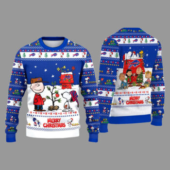 Buffalo Bills 2025 Snoopy Ugly Christmas Sweater