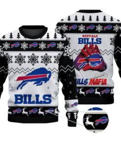 Buffalo Bills Mafia Ugly Christmas Sweater 2025