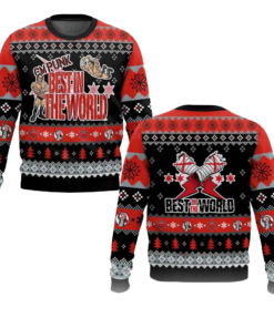 CM Punk Best in The World 2025 Ugly Christmas Sweater