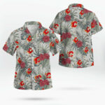 Calgary Flames Hawaiian Shirt – Hibiscus Designs